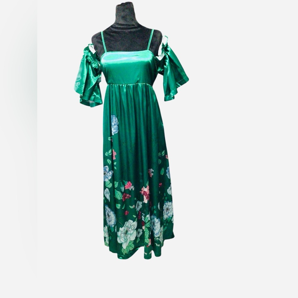 Not Rated Green Floral Maxi Dress